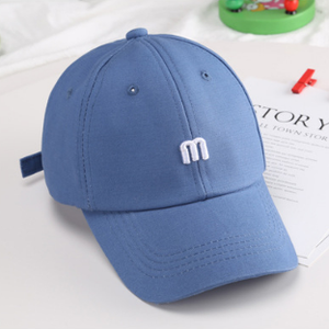 South Korean version of the parent-child simplified M letter embroidered baseball cap summer sun block breathable boys and girls - Product Image 4