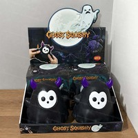 Smushmart Squishy Ghost Jumbo Angel Devil Soft Squeeze Sensory Fidget Stress Relief Gift Kids Jumbo Ghost Squishy Toy Wholesale
