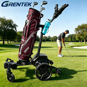 Nouveau design de chariot de golf électrique de luxe léger avec IA, suivi automatique, pliable, 6 roues, capacité de charge de 80 kg, batterie au lithium - Product Image 3