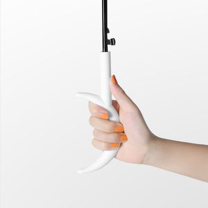 <span class=keywords><strong>Parapluie</strong></span> automatique personnalisé de couleur unie avec un design <span class=keywords><strong>transparent</strong></span> à long manche coupe-vent renforcé pour une utilisation promotionnelle/cadeau - Product Image 3