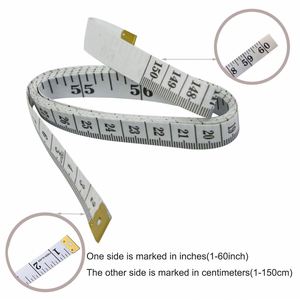 Regla Flexible Portátil de 60 Pulgadas/150 cm para Medir el Cuerpo, Herramienta de Medición de Ropa para Sastres, Precio de Fábrica al por Mayor - Product Image 2