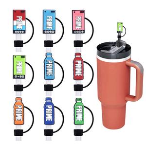 Venta al por Mayor de Tapas de Silicona para Pajitas de Vidrio de 10 mm con Diseño de <span class=keywords><strong>Pac</strong></span>-<span class=keywords><strong>Man</strong></span> para Vasos Stanley - Product Image 5