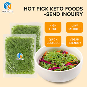 Nhà Máy Giá gói tùy chỉnh chay Gluten miễn phí shirataki mì ăn liền Konjac rau bina <span class=keywords><strong>Udon</strong></span> mì - Product Image 5