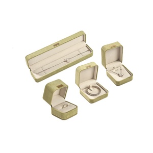 Pretty Jewelry Packaging <b>Box</b> Custom logo Suede Jewelry <b>Box</b> Low Moq Jewelry Suede <b>Box</b> Chain <b>Ring</b> Earring <b>Box</b> - Product Image 5