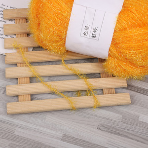 100g 1 brin acrylique <span class=keywords><strong>laine</strong></span> <span class=keywords><strong>de</strong></span> <span class=keywords><strong>verre</strong></span> bricolage tricot à la main fil d'or tressé poupée sac broderie fort teint brillant fil <span class=keywords><strong>de</strong></span> soie" - Product Image 4