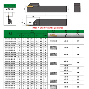 MGEHR2525-3-40 dài chiều dài PVD lớp phủ OEM tùy chỉnh Công cụ Cắt CNC bên trong thanh cắt rãnh lạnh cho bên ngoài chuyển - Product Image 4