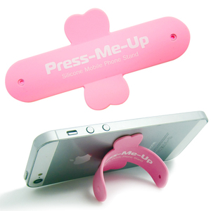 Wholesale Portable Sticky Touch U Silicone Phone <b>Stand</b> for Desk Use Promotional Gift - Product Image 1