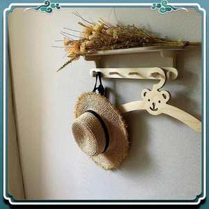 Style nordique en bois ours <span class=keywords><strong>nuage</strong></span> <span class=keywords><strong>cintre</strong></span> pour enfants bricolage bébé créatif <span class=keywords><strong>cintre</strong></span> pour animaux de compagnie - Product Image 3