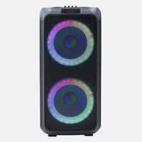 2x10 inç woofers büyük güç ses şarj edilebilir bafle parti ses kutusu arabası hoparlör