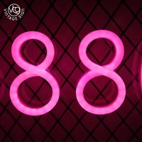 Enseigne électronique lumineuse LED néon avec numéro de téléphone personnalisé