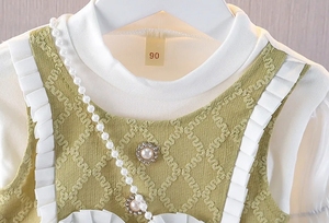 Vestido de Niña con Lazo Dulce para Primavera y Otoño, Estilo Princesa, Ropa de Manga Larga para Niñas - Product Image 6