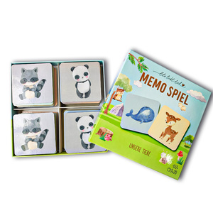 Chất lượng cao tùy chỉnh Bộ nhớ Flash Trò chơi thẻ nhà sản xuất in trẻ em trẻ em Toddler phù hợp với THẺ FLASH với hộp - Product Image 5