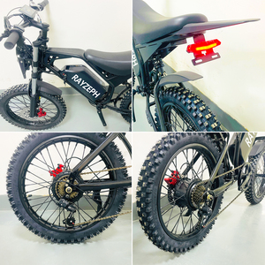 จักรยานไฟฟ้าเสือภูเขาสำหรับผู้ใหญ่ ระบบกันสะเทือนเต็มรูปแบบ เกียร์ SHIMANO 7 สปีด เบรคไฮดรอลิกดิสก์ แบตเตอรี่ 52V25Ah ขายส่ง - Product Image 5