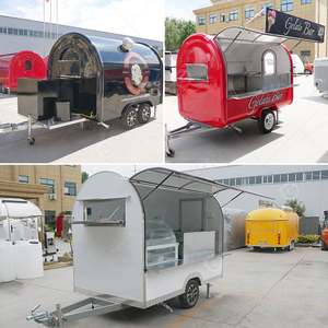 Camion de restauration italien extensible pour boissons, falafels, smoothies, concession de 8 pieds - Product Image 2