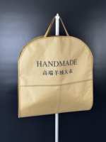 Housses de vêtements personnalisées avec fenêtre transparente, fermeture éclair et poignées de transport pour le rangement et l'emballage de costumes, robes et autres vêtements
