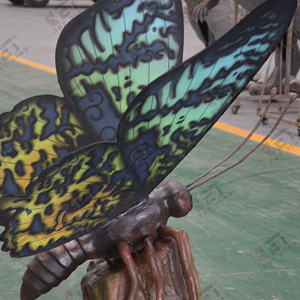 <span class=keywords><strong>Zoo</strong></span> Park Man Made Butterfly Model Animatronic Robotic Animals Models Animal simulé - Product Image 1