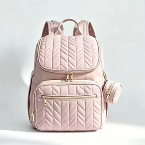Bunnyfly Große Kapazität Mama-Tasche Rucksack Stilvolle <span class=keywords><strong>Baby</strong></span>-Wickeltasche Reise-Wickelrucksack Babytaschen mit Isoliertaschen - Product Image 1