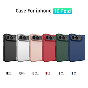 เคสโทรศัพท์พีซีแบบพ่นสีทึบสำหรับ iPhone 18 Fold ขายส่งจากโรงงาน - Product Image 2
