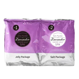 RTS Kanho Lavender Foot Jelly Spa Kit Pedicura Kit Pie Herbal Exfoliante Pie Remojo Mar Sal Exfoliante