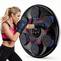 Cible murale musicale intelligente commerciale avec 6 pads lumineux LED et écran tactile pour salle de sport et studio