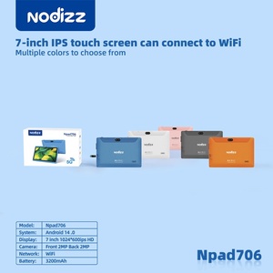 Npad706 7inch Wifi máy tính bảng Youtube trẻ em <span class=keywords><strong>Android</strong></span> 14 Hệ điều hành IPS màn hình cảm ứng 4/8/32GB USB máy ảnh MTK - Product Image 3