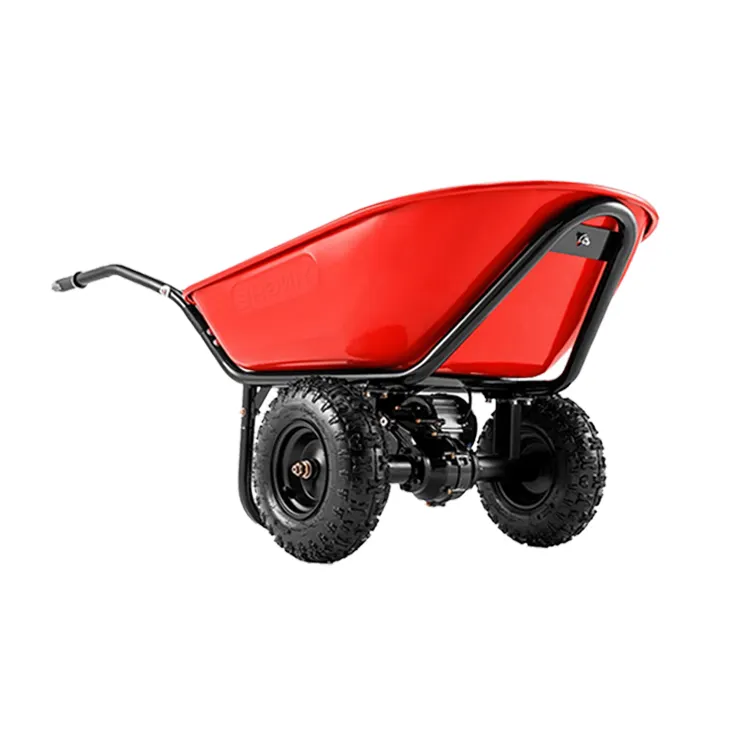 Dumper elettrico da fattoria edile uomo miglior aiutante nella piantagione carriola per ruote elettriche 260kg da giardino carretto pesante