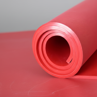 Feuille de caoutchouc latex haute résistance, rouleau de feuille de latex naturel rouge, épaisseur 1 mm