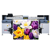 Imprimante hybride UV grand format de 1.8m pour la machine d'impression de matériaux rigides et flexibles