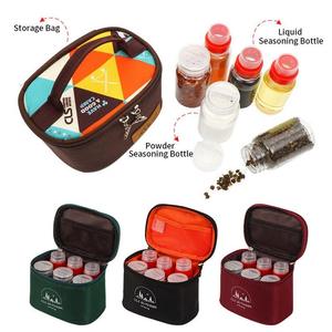 Ensemble de conteneurs à épices vides multifonctions portables pratiques pour les activités de plein air en sac de rangement en polyester durable pour le camping - Product Image 6