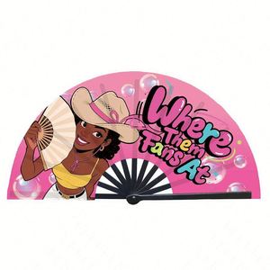 Wholesale Eco-Friendly Painted Plastic <b>Hand</b> <b>Fan</b> - Product Image 1