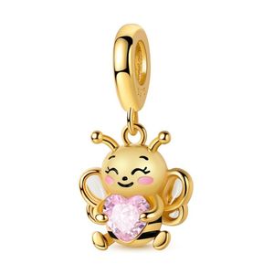 Atractivo Colgante de Animales (Elefante, Gato, Cisne) con Zirconia, Bañado en Plata, Abalorio para Joyería DIY, Accesorios para <span class=keywords><strong>Pulseras</strong></span> Unisex Nuevo - Product Image 6