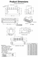 Connecteur électrique femelle 2,5 mm 2P avec boîtier en nylon, contacts en cuivre, indice de protection IP65, 3A 250V pour applications PCB, automobile et FPC