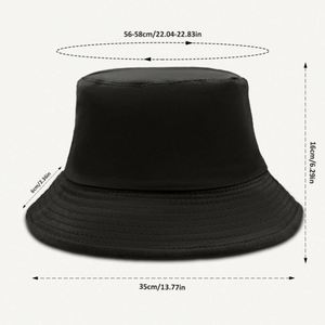 Fashion <b>Reversible</b> <b>Bucket</b> <b>Hat</b> Custom Blank Fisherman <b>Hat</b> Logo Embroider Print Pattern Label Custom Solid Color Cotton <b>Bucket</b> Cap - Product Image 4