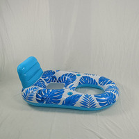 Cama Flotante Inflable para Exteriores, Sofá Acuático de PVC para Piscina, Modelo para Adultos