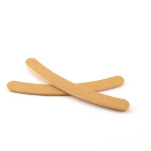 Lima de uñas de plástico curvo Banana 80/100/120/150/180/240 Grano Papel de lija resistente al agua Kit de manicura profesional de larga duración - Product Image 6