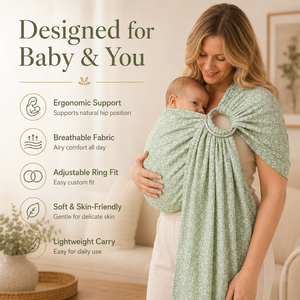 Tela con estampado de lino 100% puro excelente de alta calidad para anillo de envoltura de bebé Sling Baby Carrier Tela de lino - Product Image 6