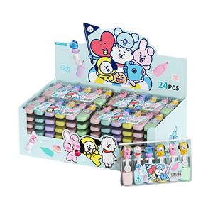 Elegante para Sanrio Cute Cartoon Mini 6-Color Highlighter Set High-Value Student Rotuladores Bolígrafo promocional - Product Image 5