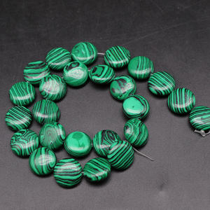 16mm Edelsteinperlen Runde Natürliche Achat-Kristall Tigerauge Flache Glasperlen für Schmuckherstellung DIY - Product Image 6