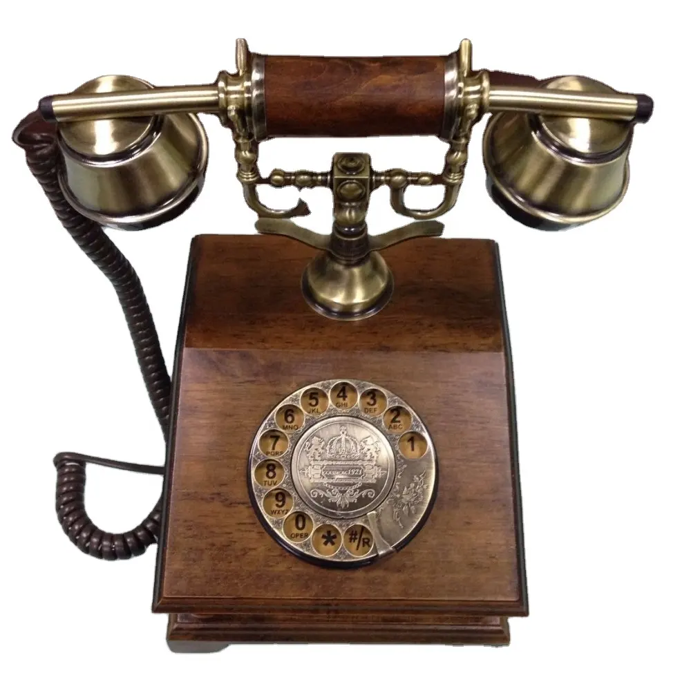 Rotary Disc Retro Phones Old Retro Vintage Telephone Home Desktop Landline Phone 
