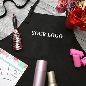 Wholesale Custom logo Polyester Hair Cutting <strong>Black</strong> Waterproof Hairdresser Barber Salon Stylist <strong>Apron</strong> - Product Image 4