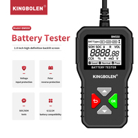 KINGBOLEN BM550 Testeur de batterie de voiture 6V 12V 24V 100-2000 Système de détection CCA Analyseur automatique Outil de batterie de voiture PK KW208