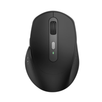 Mouse Nirkabel HM8283 6 Tombol 2.4G 1200 DPI LED Backlit Ergonomis Pengisian Daya Tipe-C Laris Terjual