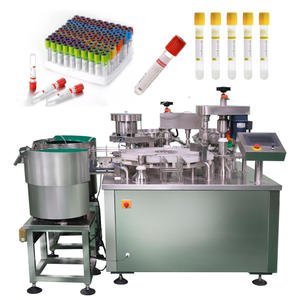 Machine de remplissage pneumatique à 2 buses à étiquetage automatique pour petit <span class=keywords><strong>tube</strong></span> à essai liquide sous vide - Product Image 1