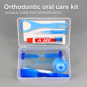 Kit de cuidado bucal y ortodoncia Tooth Point, juego de viaje de 7 piezas, limpieza portátil para aparatos de ortodoncia para adultos - Product Image 3