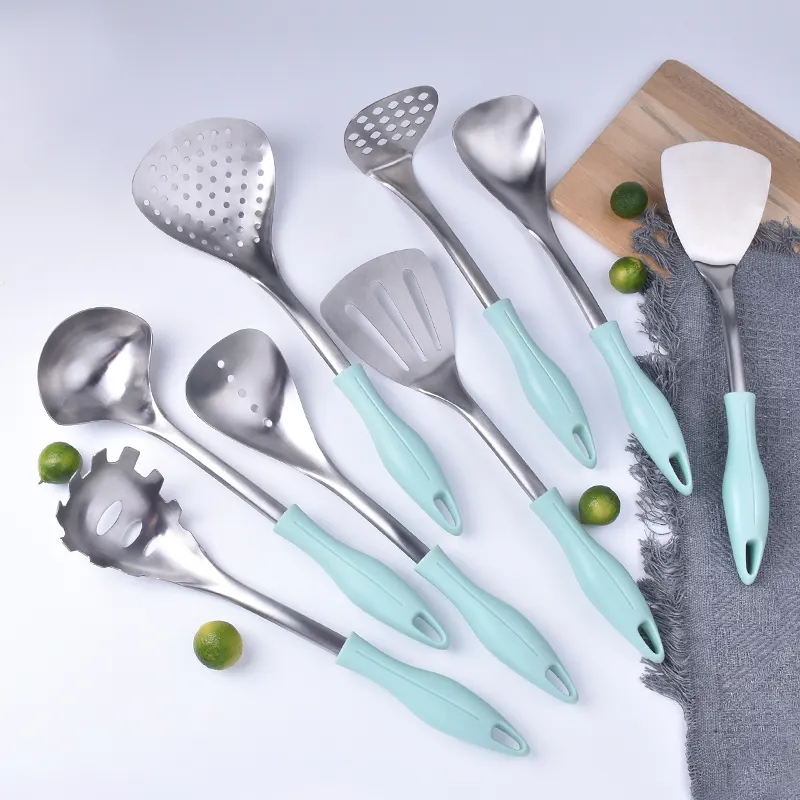 Accessori da cucina pentole da cucina in acciaio inossidabile manico in PP utensili da cucina utensili da cucina produttori di utensili da cucina