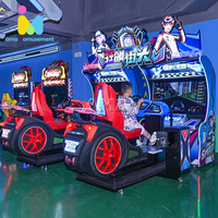 AMA 55 HD Screen Coin Games Arcade Racing Car Games Simulator Driving Storm the Streets Arcade Car Racing Game Machine