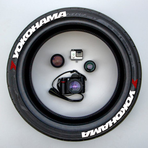 Neumático <span class=keywords><strong>de</strong></span> Motocicleta Modificado SKYEO, Estilo Yokohama, 3D Estéreo, <span class=keywords><strong>Fondo</strong></span> Negro, PVC, Personalidad, Letra Inglesa, Reutilizable, 1 Año - Product Image 3