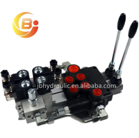 Válvula de Control Hidráulico Eléctrico Direccional Monobloque Junbao P80-2, 80Lpm, 315Bar, para Tractor y Maquinaria Agrícola, OEM