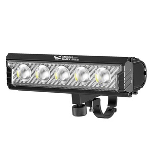 Smiling Shark Faro LED para bicicleta, luz de conducción nocturna impermeable recargable de 800 mAh - Product Image 1