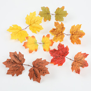 2025 Lễ Tạ Ơn Nhân Tạo Mùa Thu Maple Lá Mùa Thu Mùa Thu Vòng Hoa Cho Thủ Công - Product Image 3